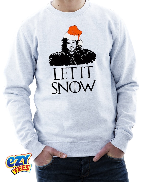 let it snow jon snow sweater