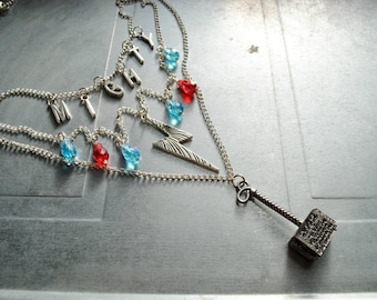 SALE -- THOR -- 3 Piece Necklace Set -- The Avengers -- Love and Thunder