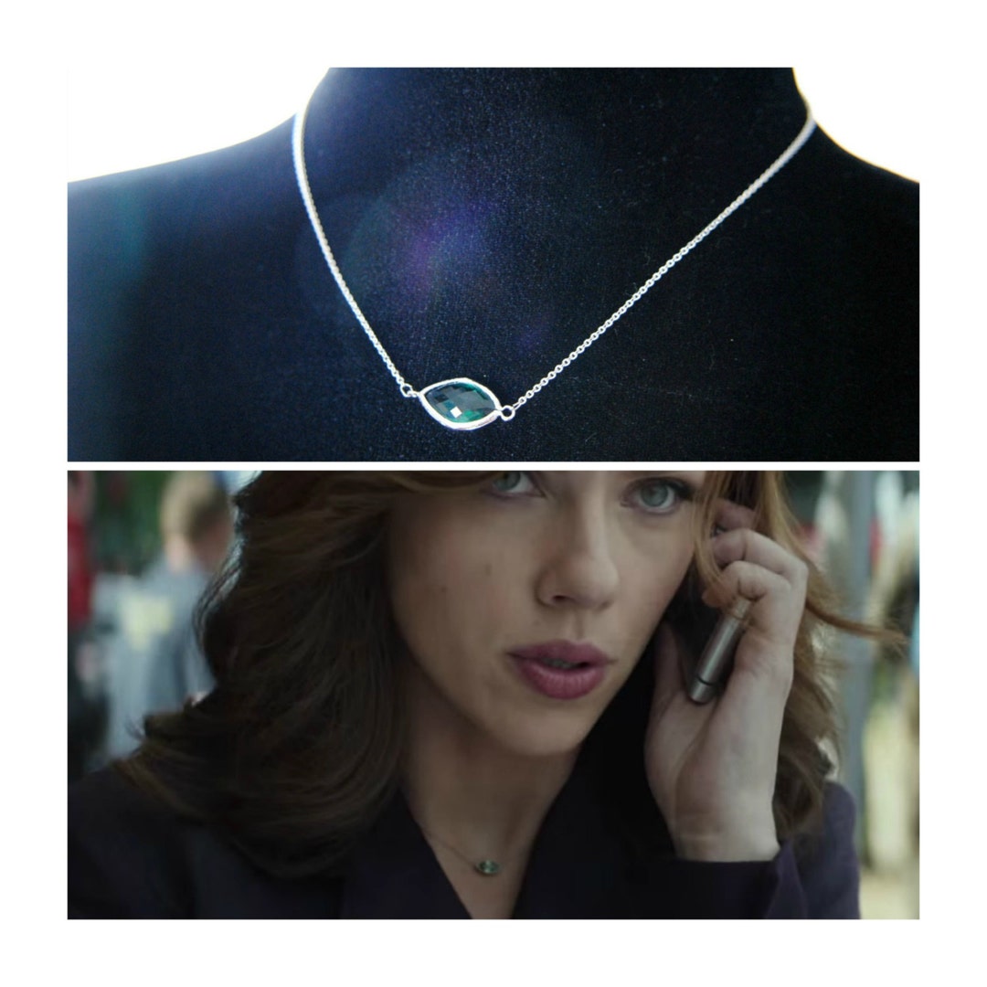 dailyavengers — Natasha Romanoff wearing an arrow necklace as a...