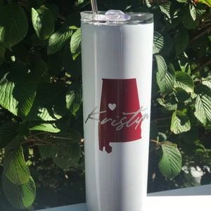 University of Alabama Tumbler Personalized College Football Gameday Tailgate Cup