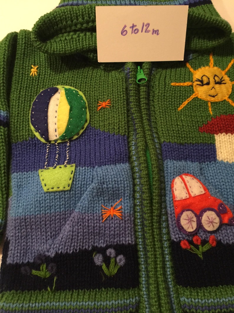 6 to 12 Month Old Baby Sweater Zip Hoodie Toddler Sweater Kids Etsy