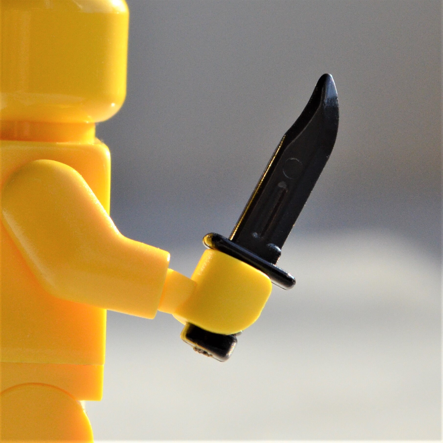 Combat knife silver or black for LEGO minifigures Etsy