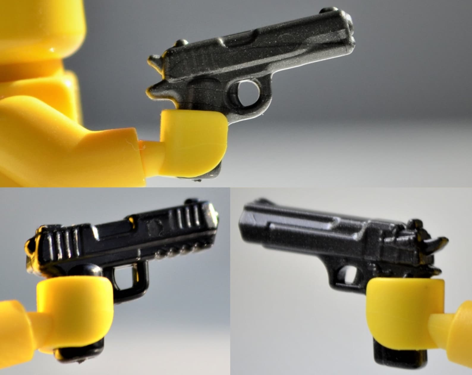 Pistol / handgun 3 styles to choose for LEGO minifigures // | Etsy