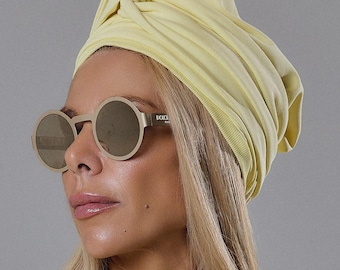 Yellow Turban Hat