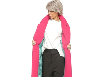 bright pink winter coat