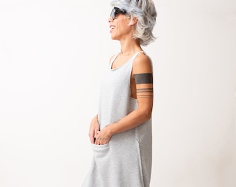 Harem jumpsuit, Grey Jumpsuit Women, Jumpsuit With Long Sleeves