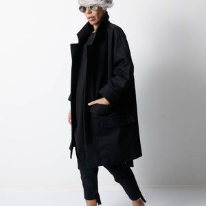 Women Denim Coat With Lapel Collar and Big Pockets, Denim Jacket, Women ...