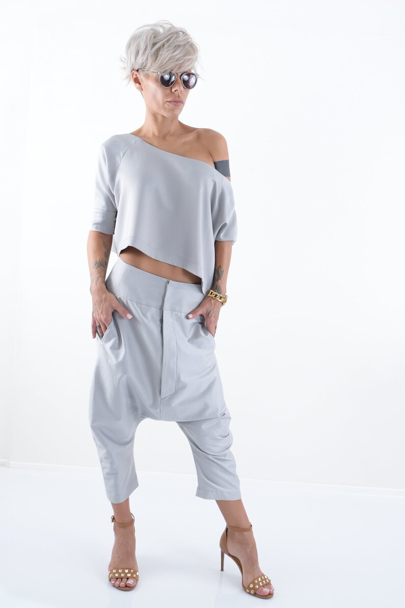 Trendy Plus Size Clothing Harem Pants Boho Pants Wide Leg Pants Women Loose Pants