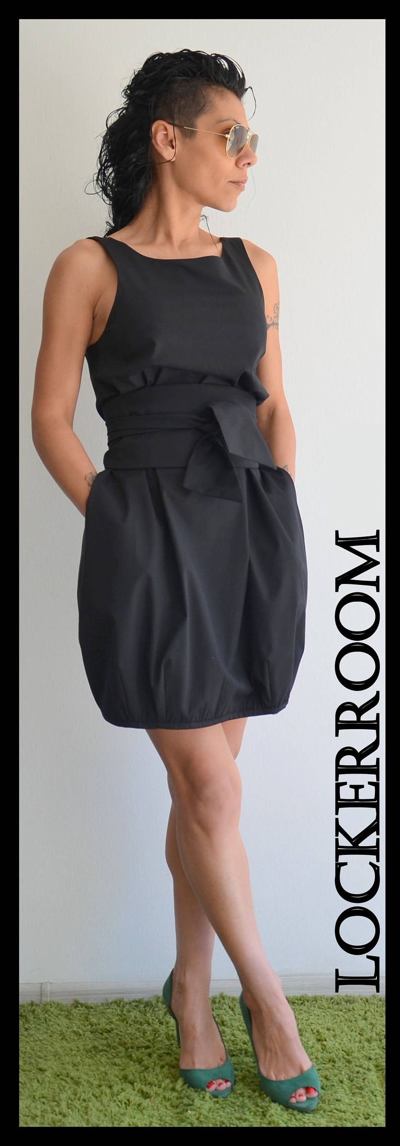 Wedding Guest Dress Mini Dress Summer Dress Cocktail Dress Doll Dress Cotton Dress
