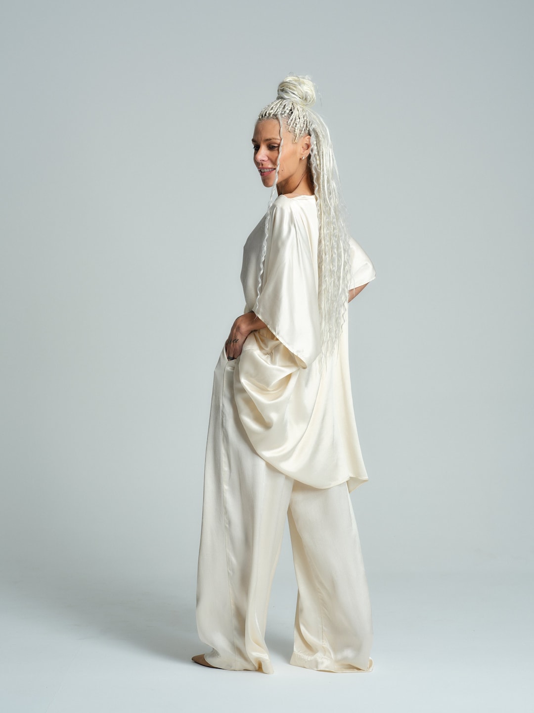 Draped Top - Ivory