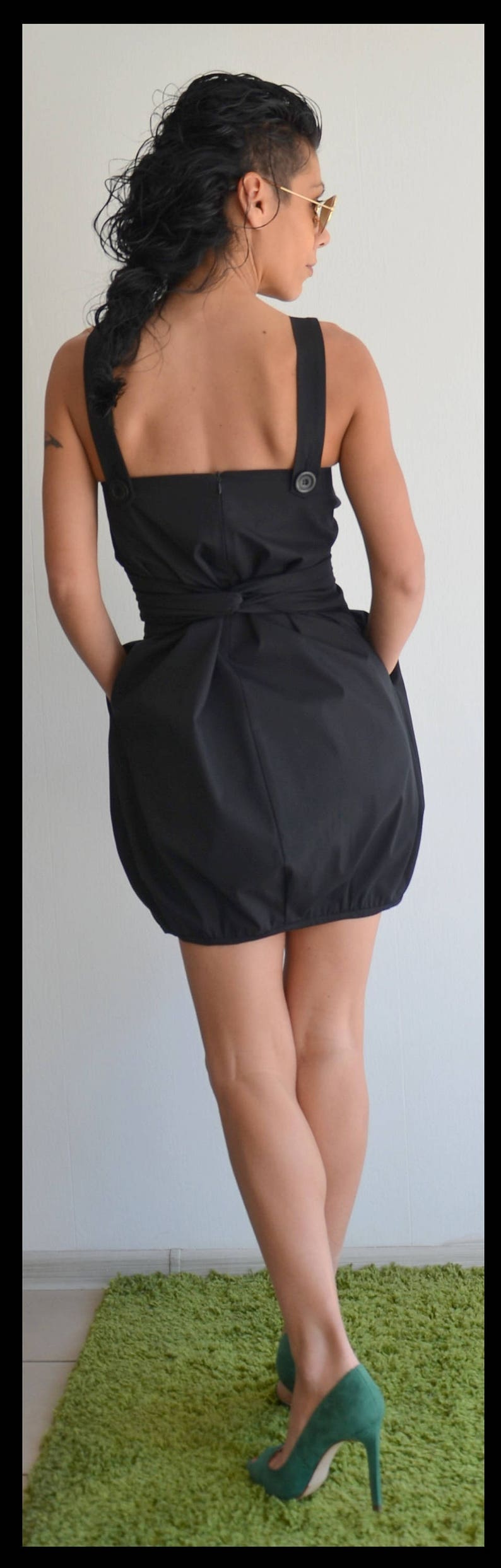 Wedding Guest Dress Mini Dress Summer Dress Cocktail Dress Doll Dress Cotton Dress