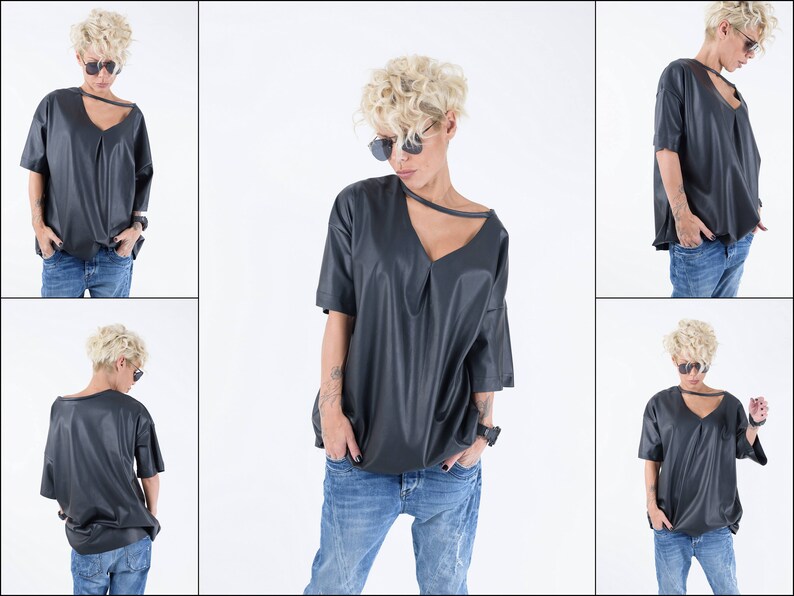 T Shirt Dress Plus Size Tunic Black Shirt T Shirt Black Blouse Party Dress