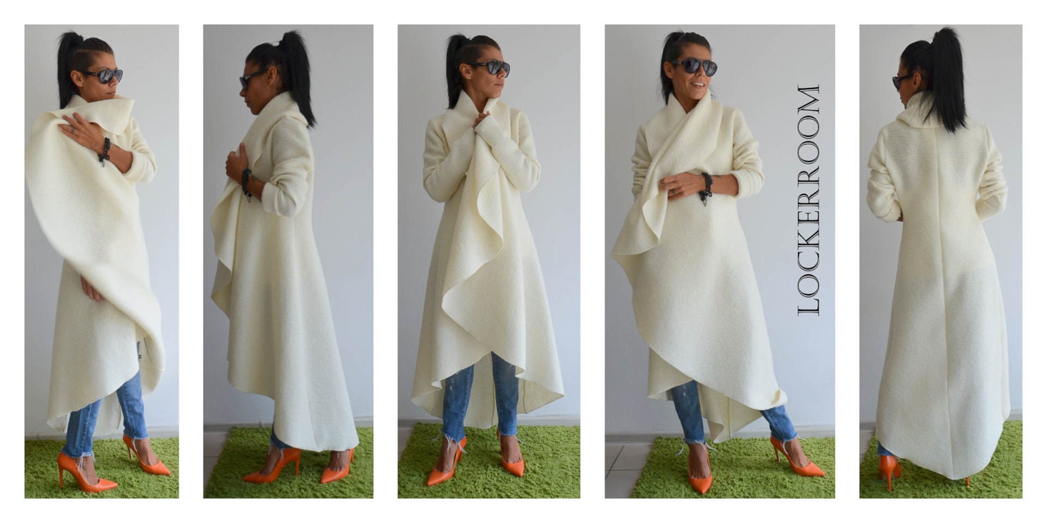 white maxi coat