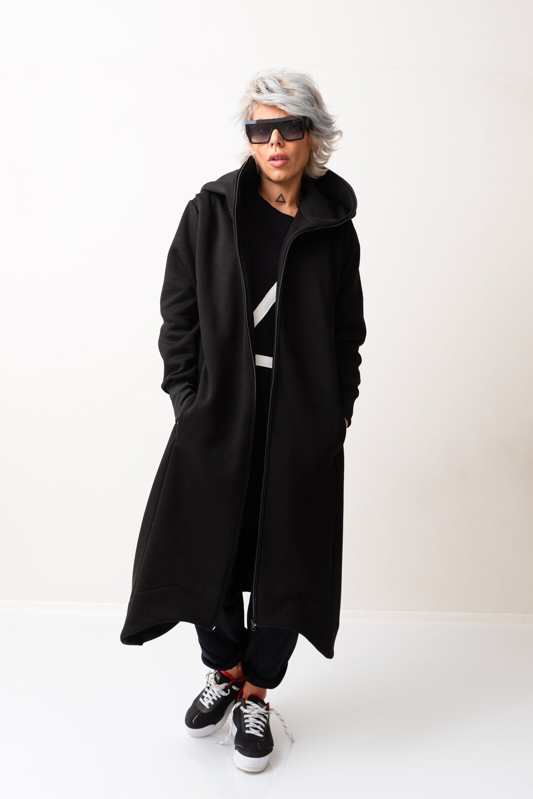 トップス loner LN PLUSH ZIP HOODIE BLACK LN PLUSH ZIP HOODIE – LONER