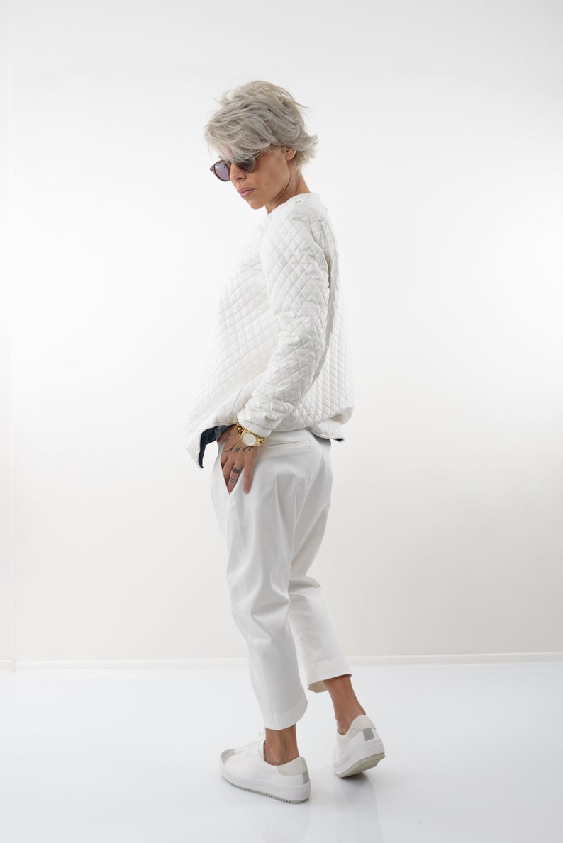 Wide Leg Pants Women Harem Pants Boho Pants Pants Women White Pants Loose Pants Trendy Plus Size Clothing