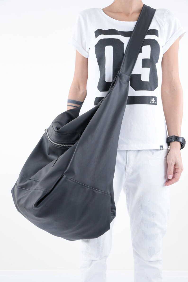 Black Extravagant Tote Bag High Quality Tote Large Bag with image 3