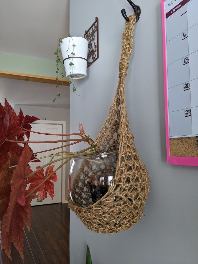 Jute Basket Crochet Pattern Etsy Canada