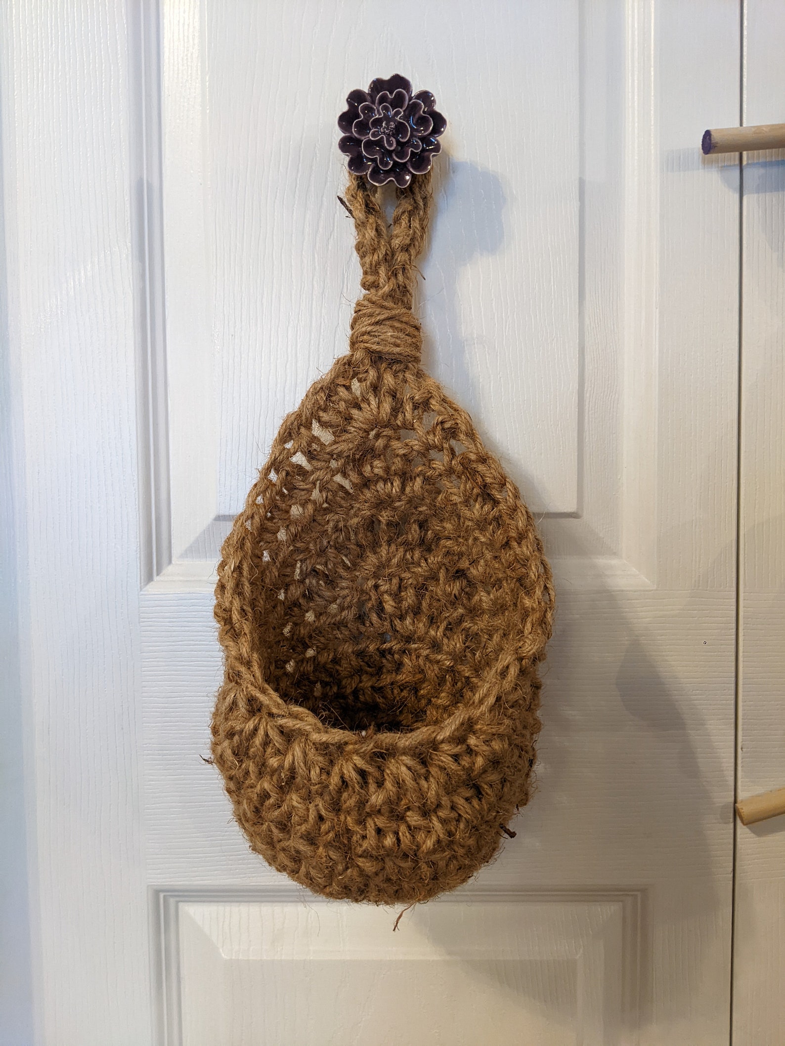 Jute Basket Crochet Pattern Etsy Canada