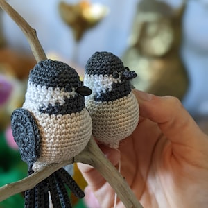 Black Cap Chickadee Crochet Pattern - Etsy