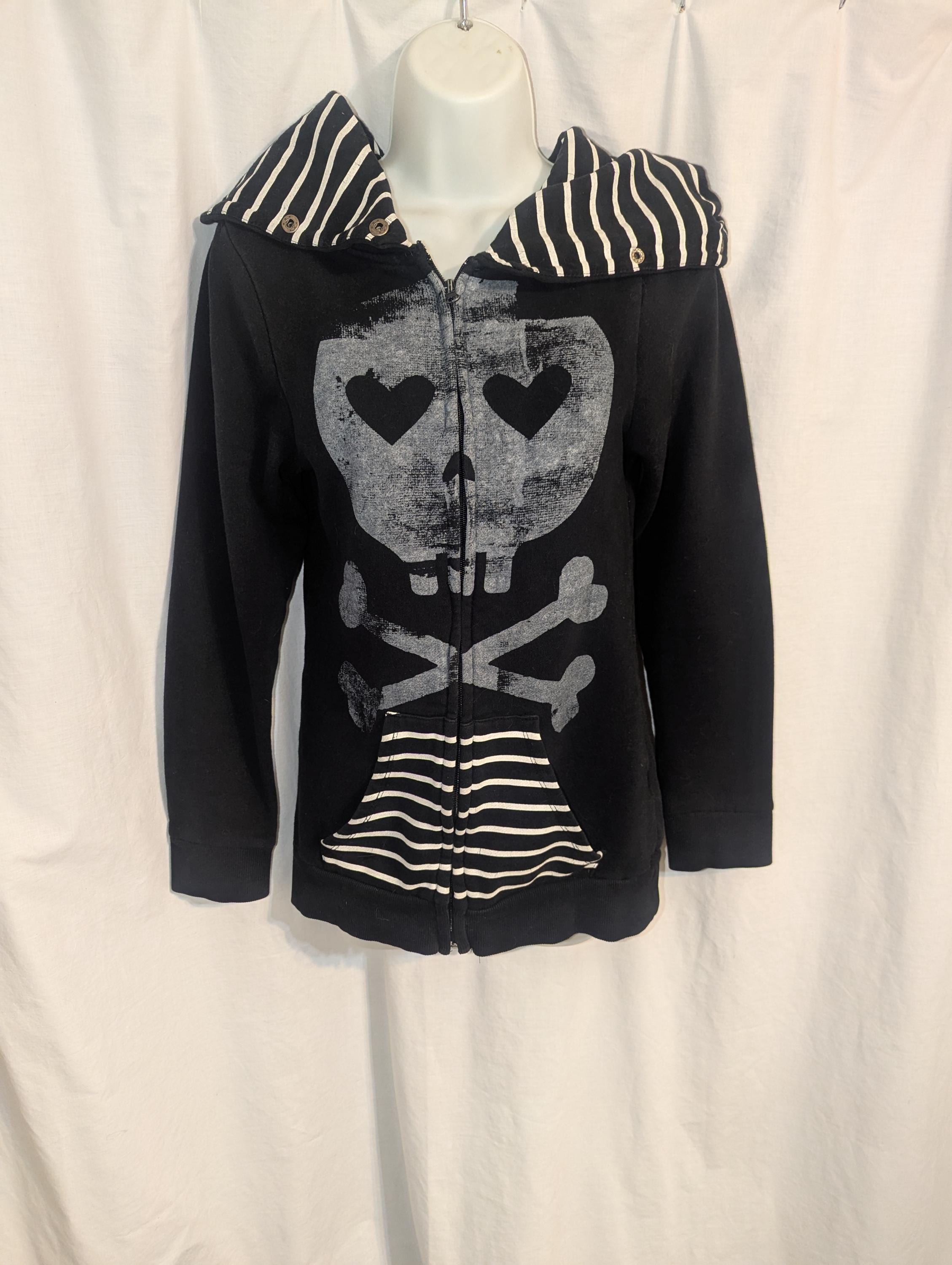 Abbey Dawn Skull Hoodie Abbey Dawn Avril Lavigne Hoodie Skull