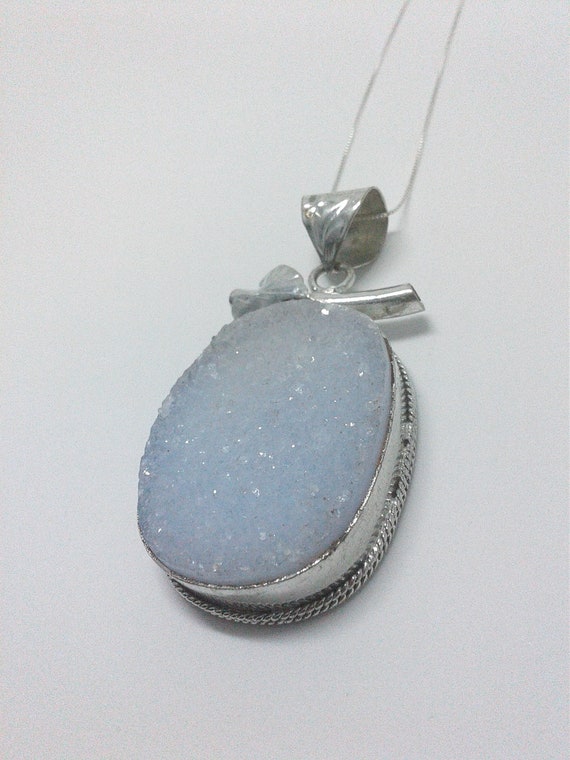 Raw Quartz Necklace - image 1