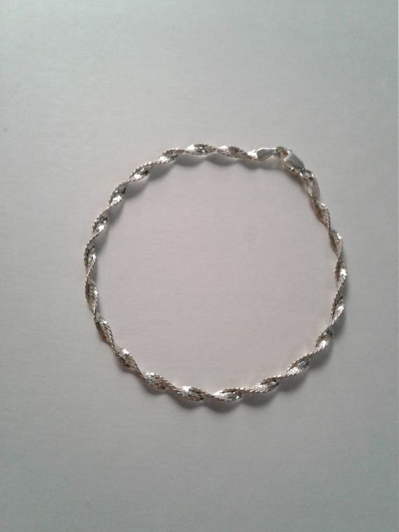 Sterling Silver Twisted Bracelet