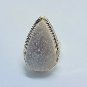 Fossil and Sterling Silver Statement Ring
