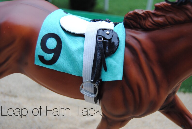 Model Horse Racing Saddle Cloth14 COLOR OPTIONSFits Etsy