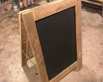 A-Frame Barn Wood Chalkboard