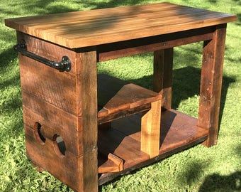 Barn Wood Kitchen Island