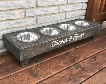 Double Dog Dishes with personalization