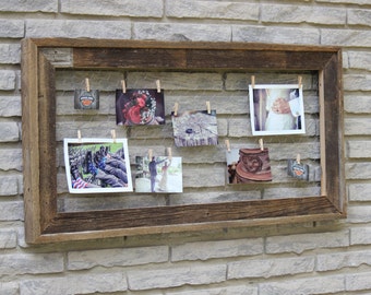 Barn Wood Chicken Wire Frame