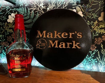 Letrero de bar Maker's Mark