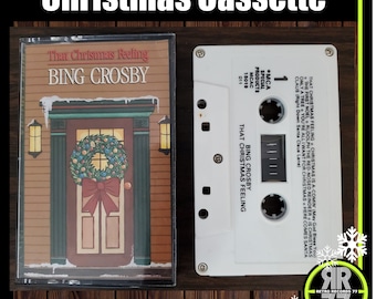 Christmas Cassettes: Bing Crosby, That Christmas Feeling Cassette, You're All I Want For Christmas, Here Comes Santa Claus, Christmas Song