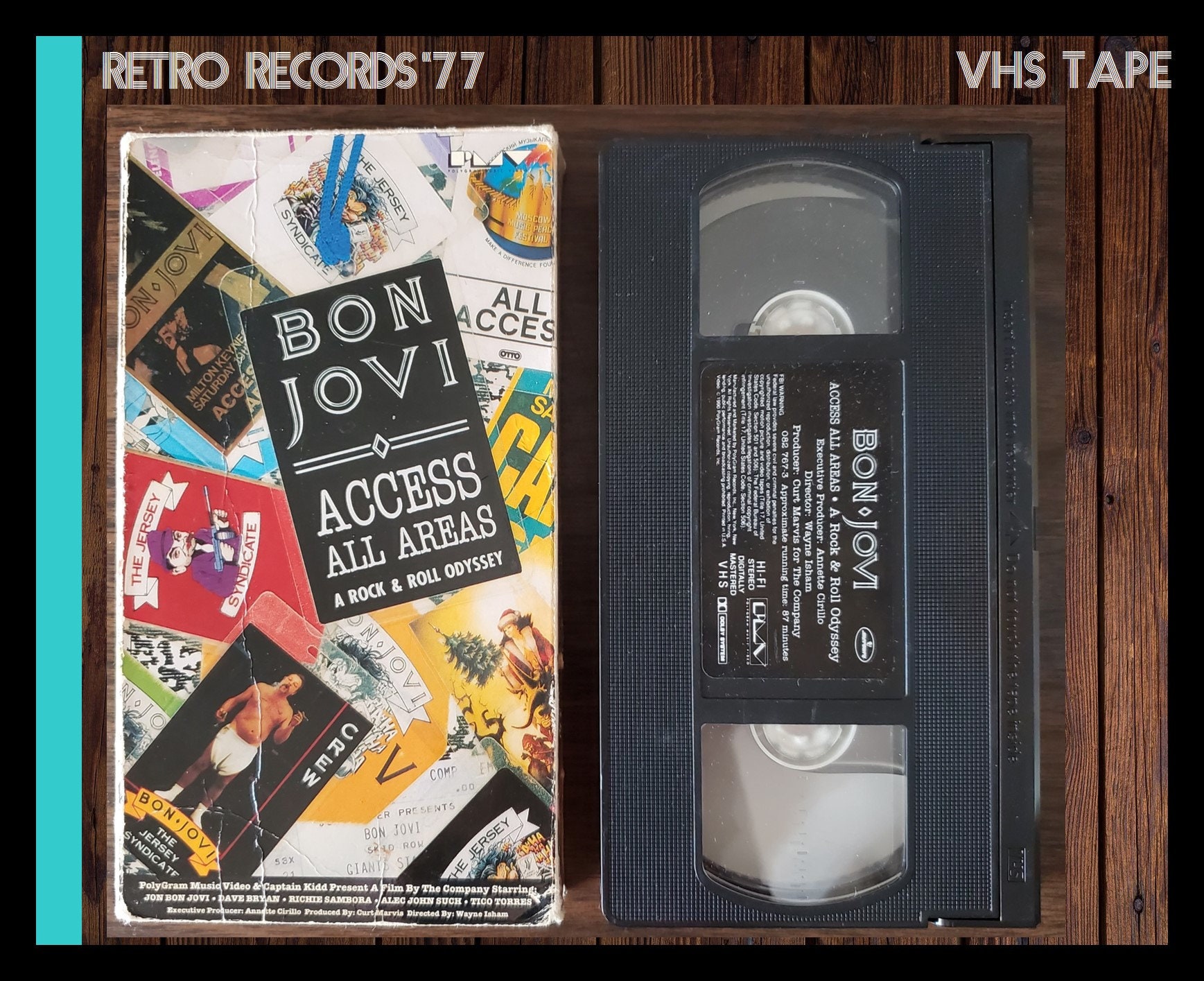Bon Jovi – Access All Areas [VHS] – Offizielles Tour-Dokumentation Aus Der Jersey Syndicate Tour 1988