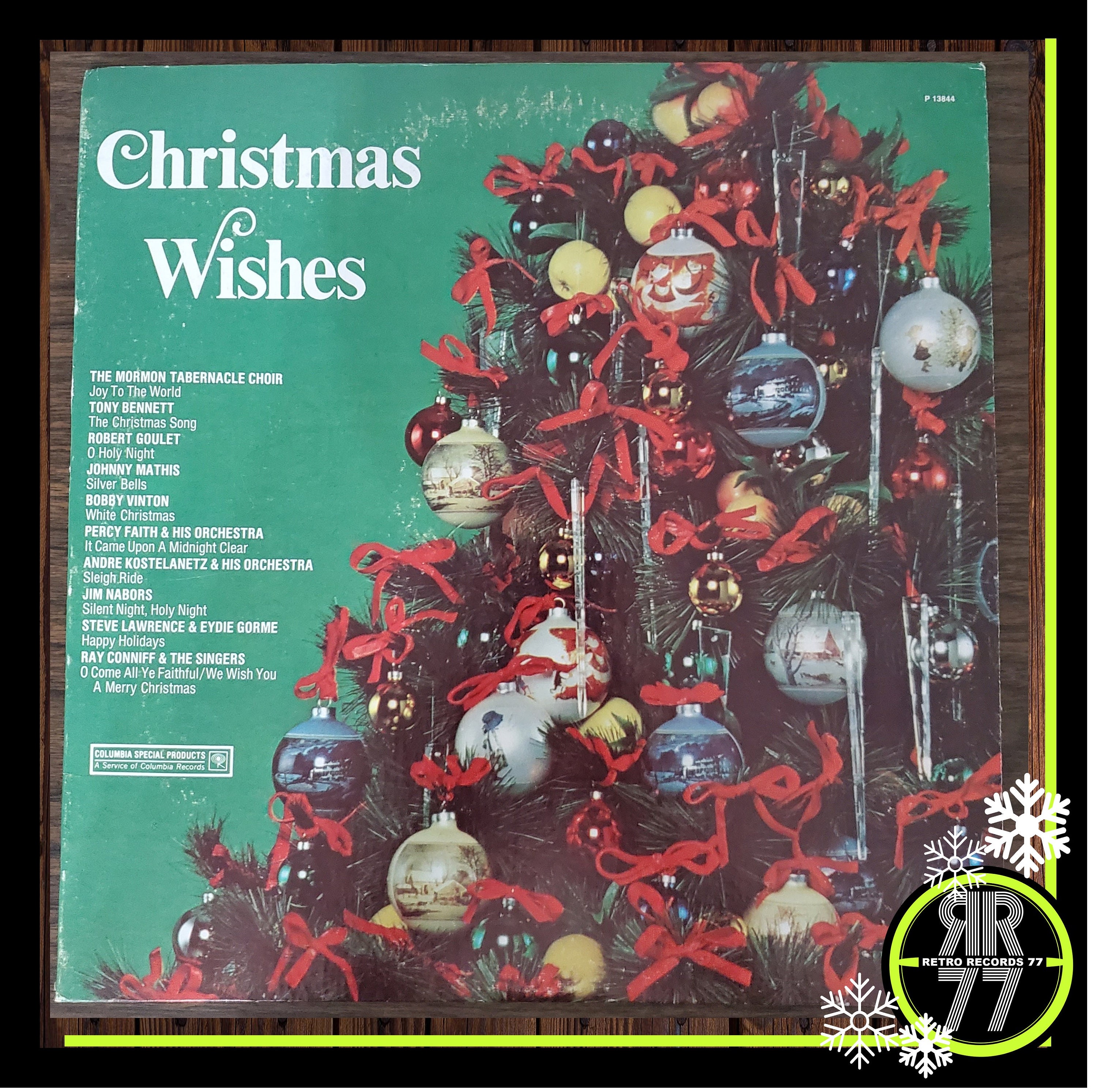Christmas Wishes Album, 1977, White Christmas, The Christmas Song, Happy Holidays