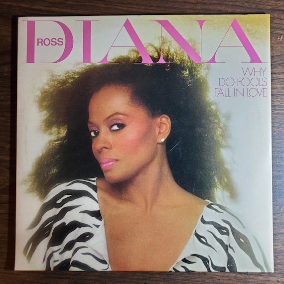 Vintage Diana Ross 'why Do Fools Fall in Love' Vinyl LP, 1981 Soul