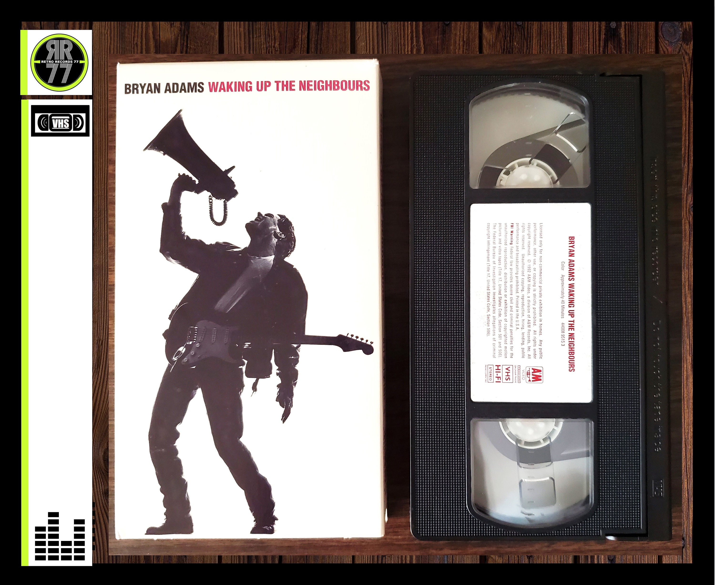 1992 Bryan Adams waking up the Neighbours VHS Tape - Etsy Hong Kong
