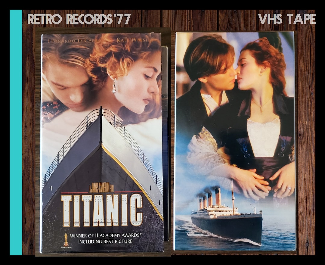Titanic, VHS, Titanic Box Set, Movie Night, Leonardo Dicaprio, Kate