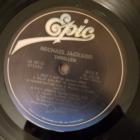 Michael Jackson Thriller Vinilo Disco LP QE 38112 Epic Records