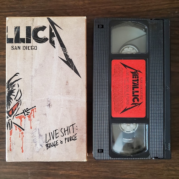 Metallica - Live Shit: Binge & Purge VHS (san Diego, 1992