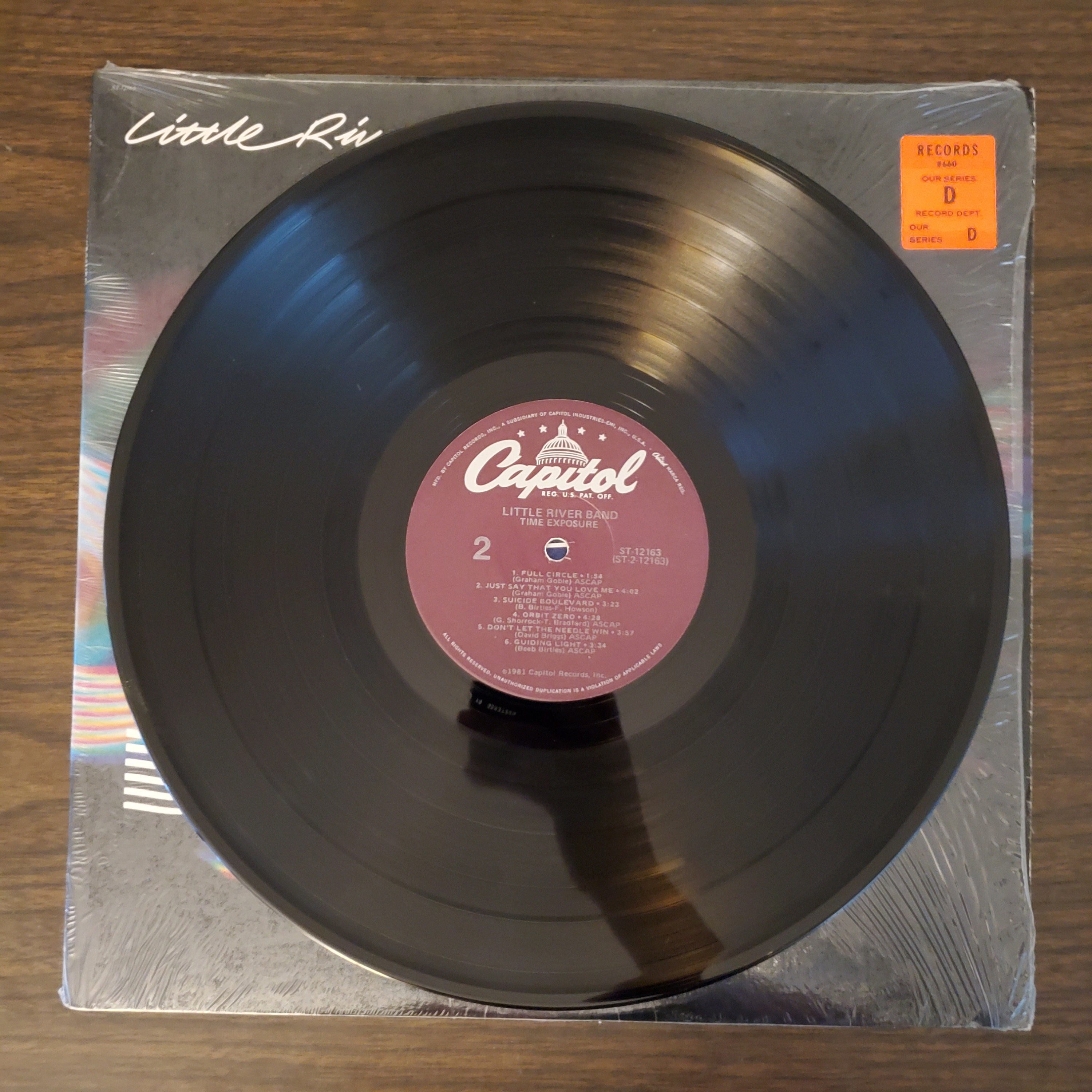 1981 Little River Band-time Exposure Album, ST-12163, Lp, Vinyl