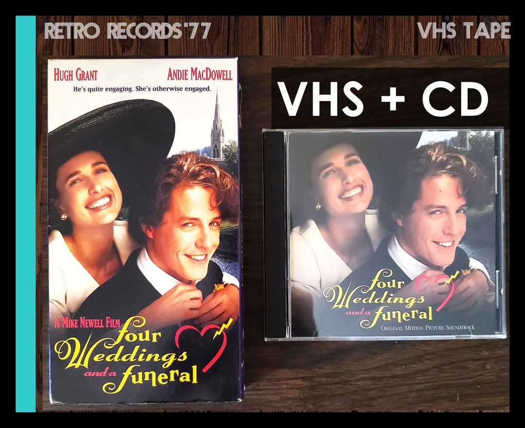 Buy 1994 Four Weddings and A Funeral VHS Tape and CD Movie