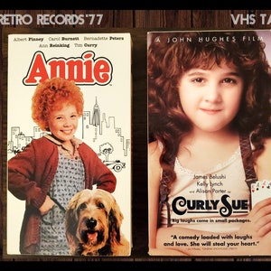 will annie Annie 1982 and Curley Sue 1991 VHSVHS, Set of 2 VHS Movie