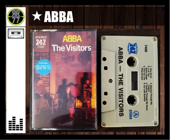 RARE- ABBA the Visitors Cassette, 747 Stereo, 7400 - With Extra