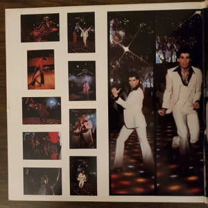 Saturday Night Fever Record LP & VHS Movie, 1977, John Travolta, Bee Gees, Stayin' Alive, Disco, Double Album, LP, Vinyl, Record, Album, vhs image 4