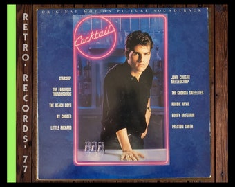 Vintage Cocktail Movie Soundtrack Vinyl LP: 1988 Tom Cruise Album