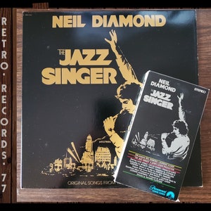 Neil Diamond-The Jazz Singer Record LP & VHS Movie, 1980, Neil Diamond,  Album, LP, Vinyl, Record, Album, vhs