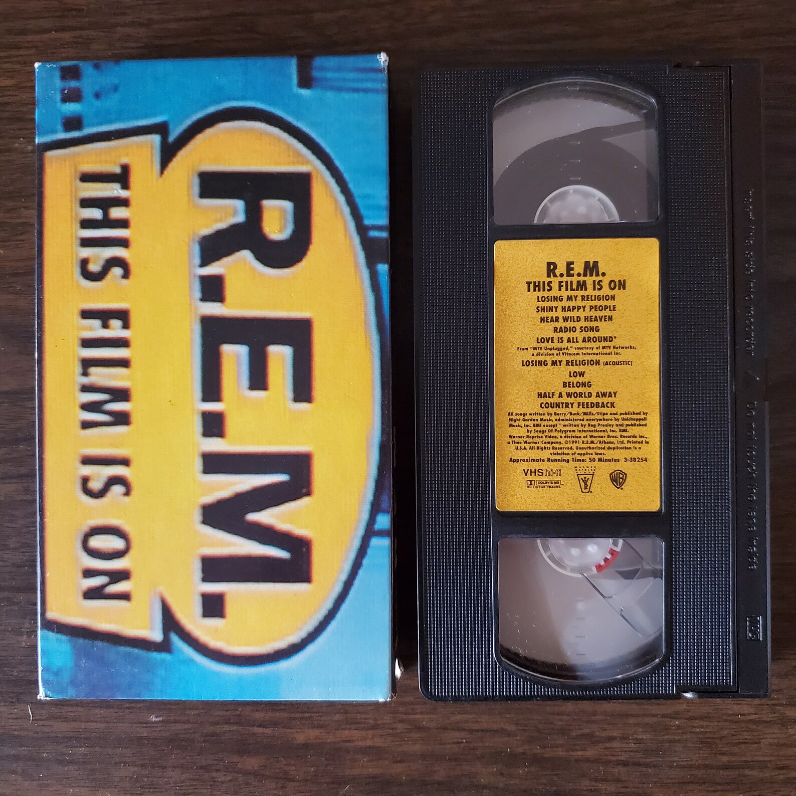 1991 REM This Film is on VHS, VHS Tape Free Shipping Etsy