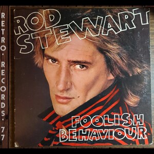 Rod Stewart - Foolish Behavior, 1980, HS 3485,  LP, Vinyl, Record, Album